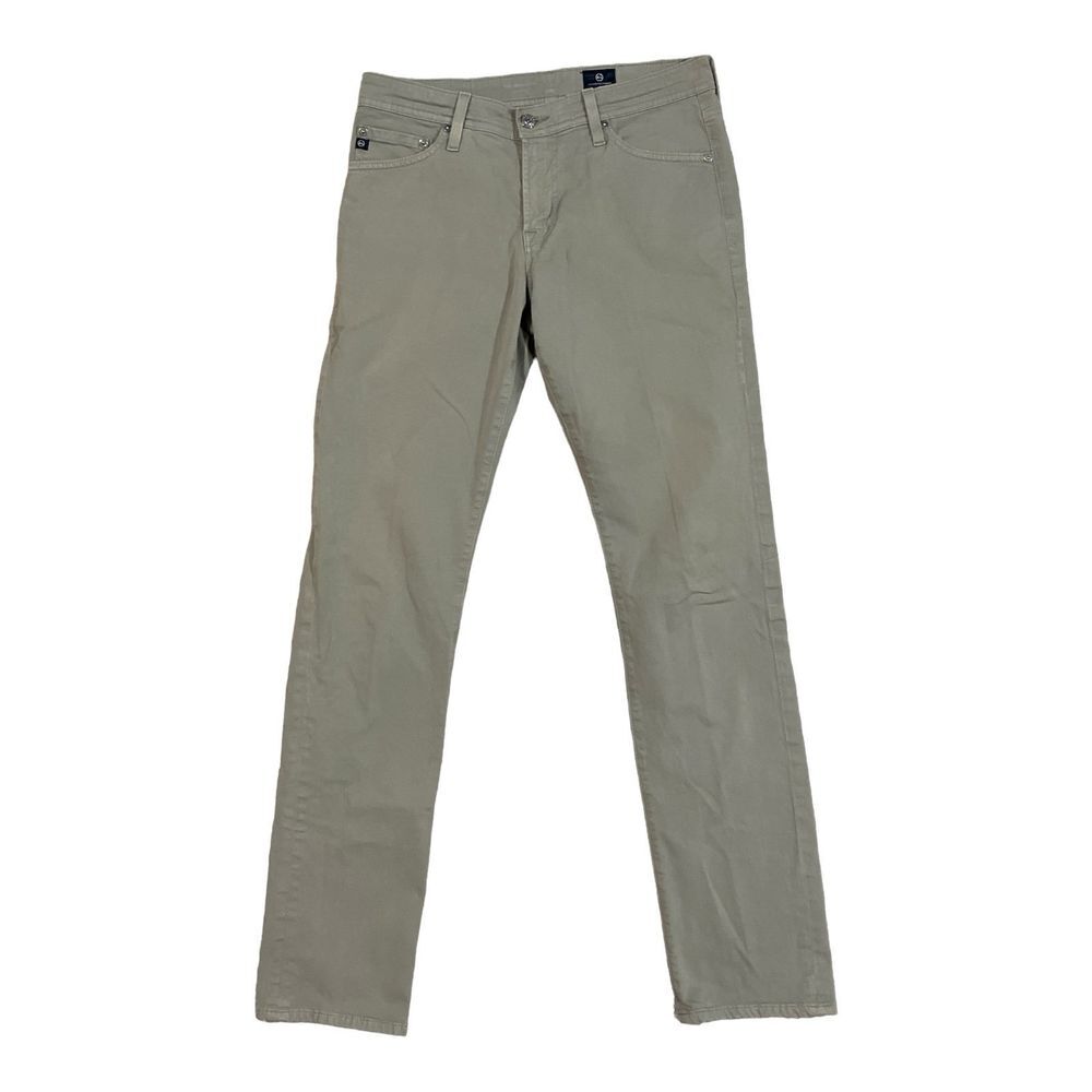 EUC AG Adriano Goldschmied The Graduate Tailored Leg Jeans 30x34 Beige